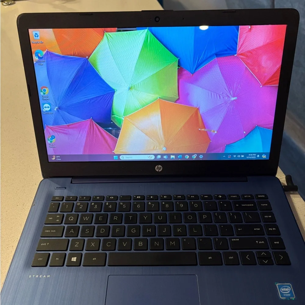HP Stream Laptop - Blue